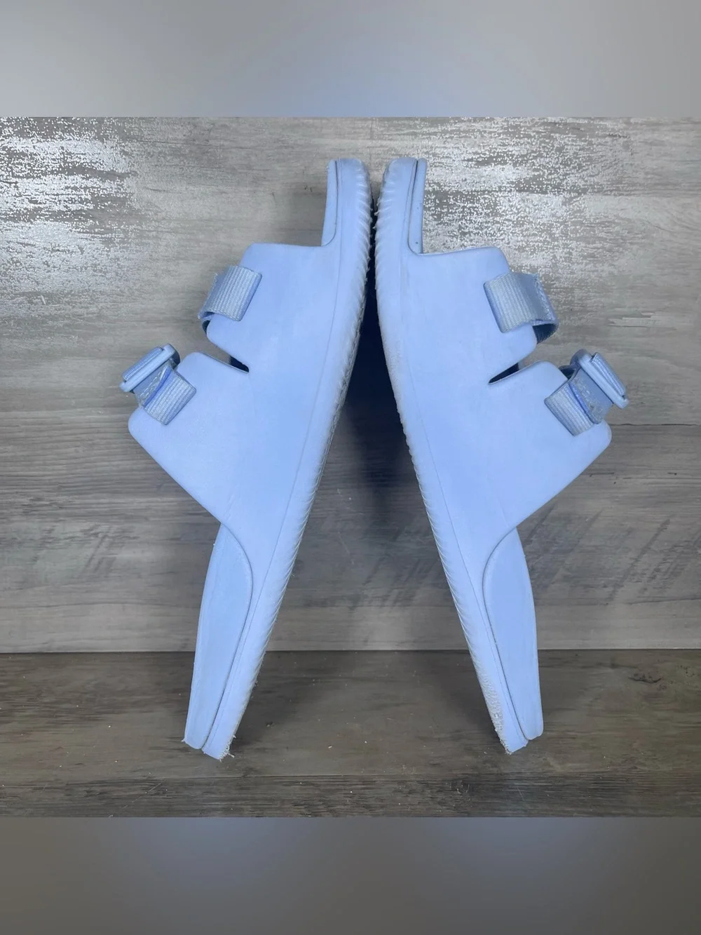 Chaco Chillos Slides Junior 6 Periwinkle Light Blue Slides Slip On Sandals Beach